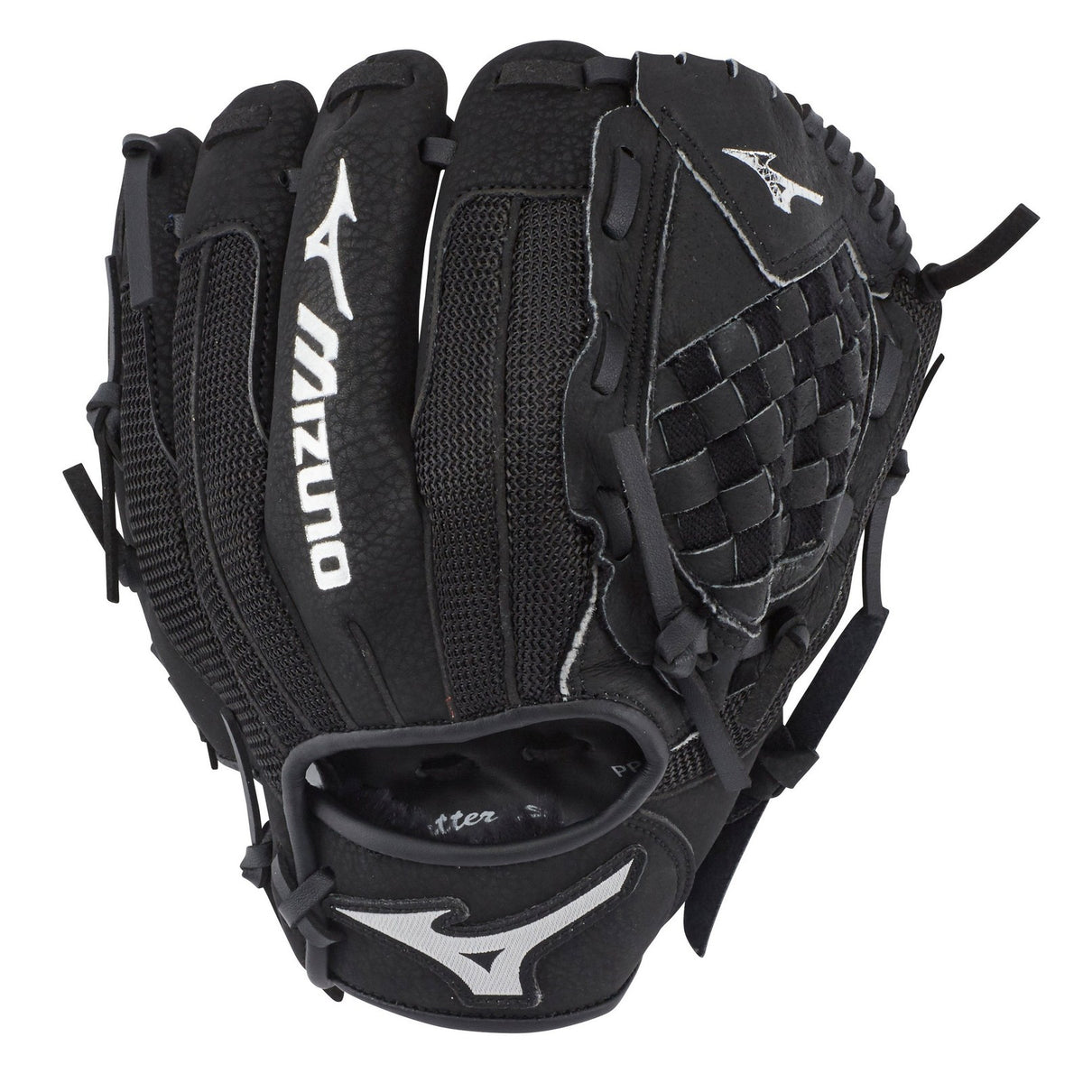 Mizuno Prospect PowerClose Youth Baseball Glove - Black