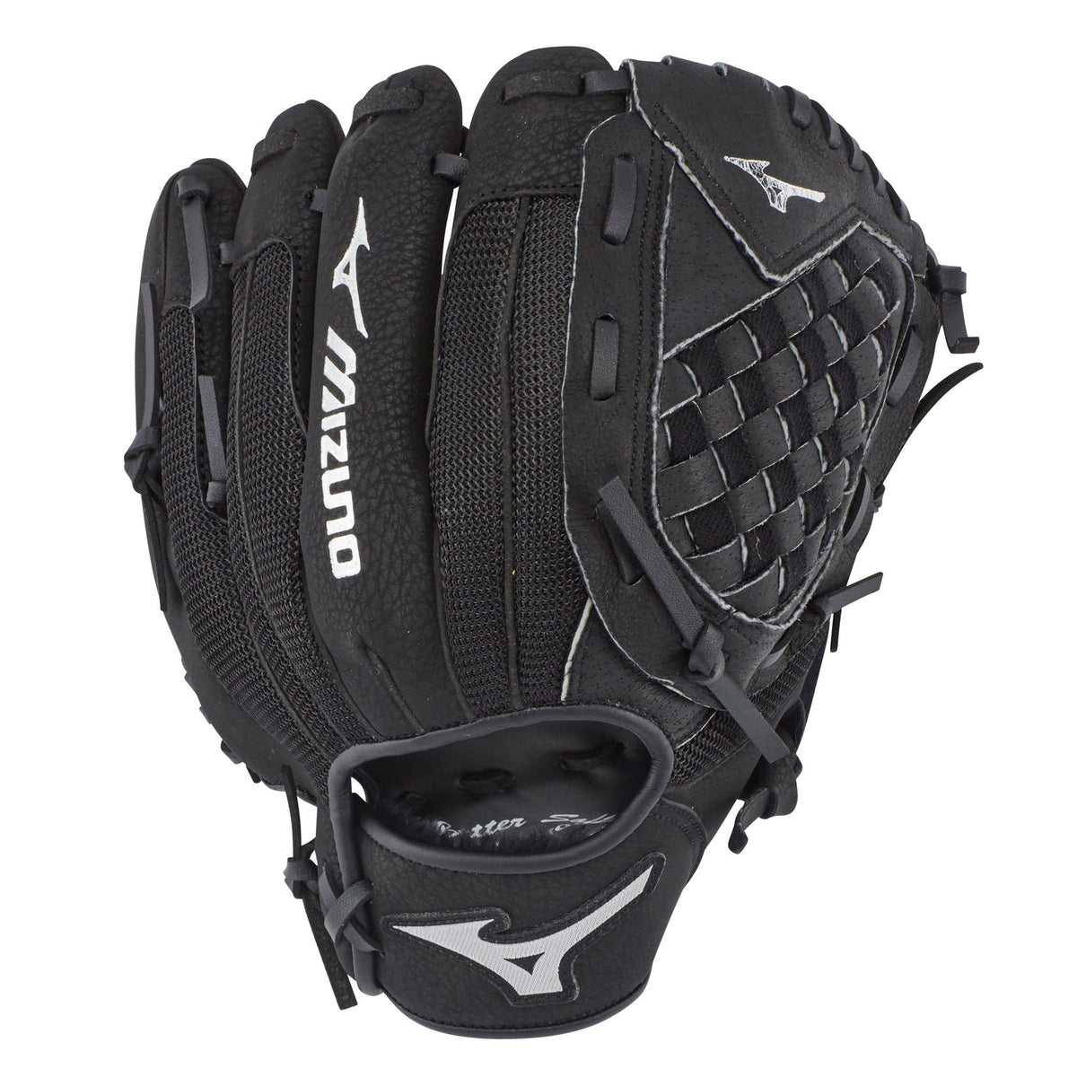 Mizuno Prospect PowerClose Youth Baseball Glove - Black