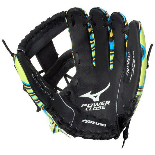 Mizuno Prospect Youth Printed Baseball Glove - Lime Swirl