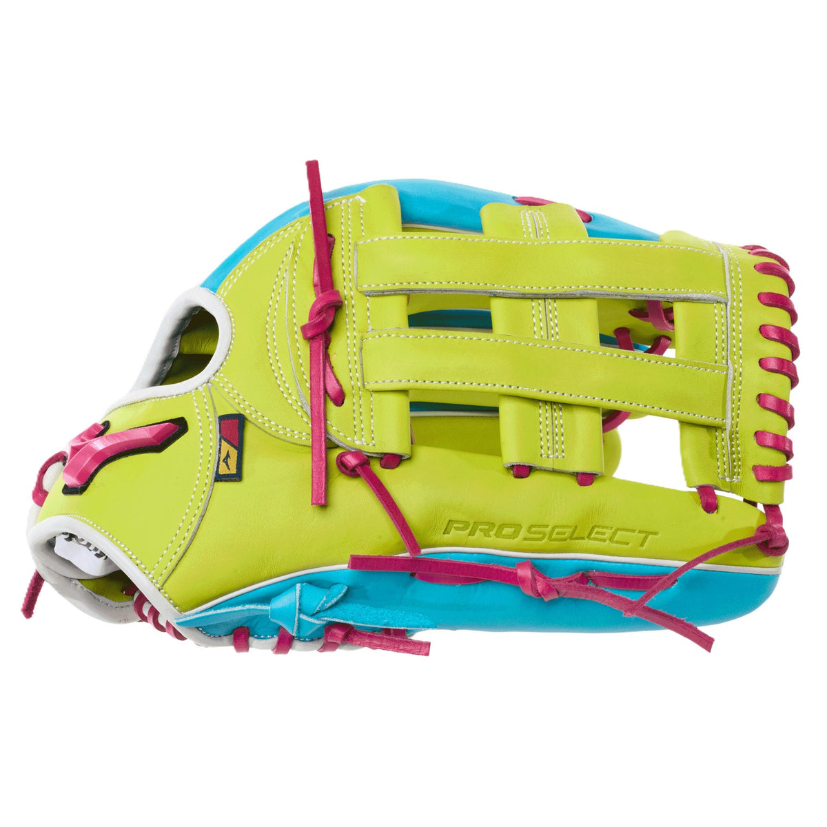 Mizuno Pro Select NEO Baseball Glove - Blue/Lime