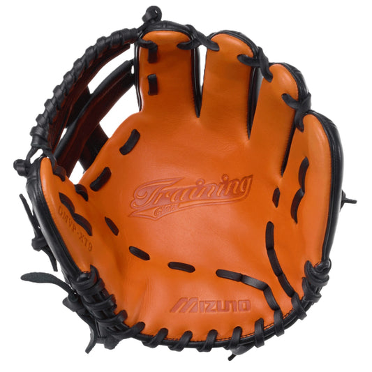Mizuno MVP Prime 9" Training Glove - Black/Orange