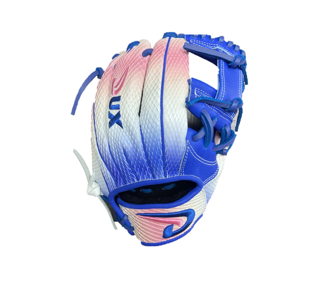 Dux Sports Taurus Collection PINK/WHITE/ROYAL 11.5" & 12.75" Baseball Glove