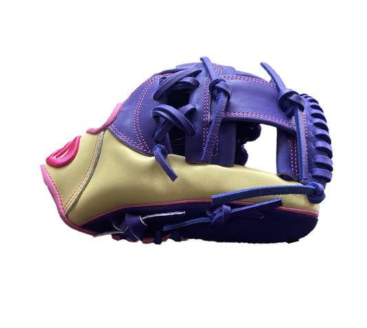 Dux Sports Taurus Collection PURPLE/BLONDE/PINK 11.5" 12" & 12.75" Baseball Glove