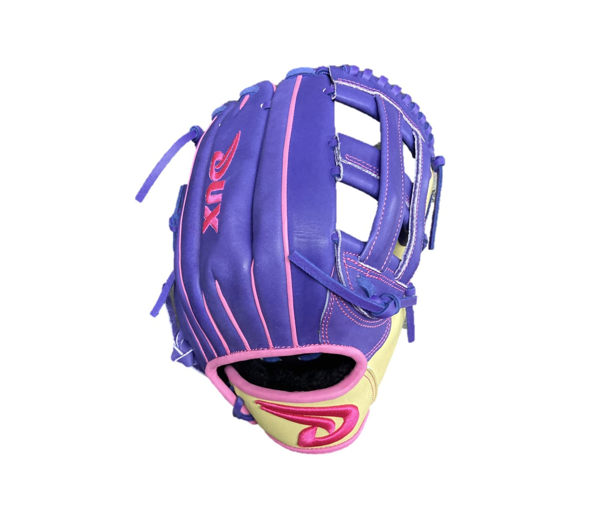 Dux Sports Taurus Collection PURPLE/BLONDE/PINK 11.5" 12" & 12.75" Baseball Glove