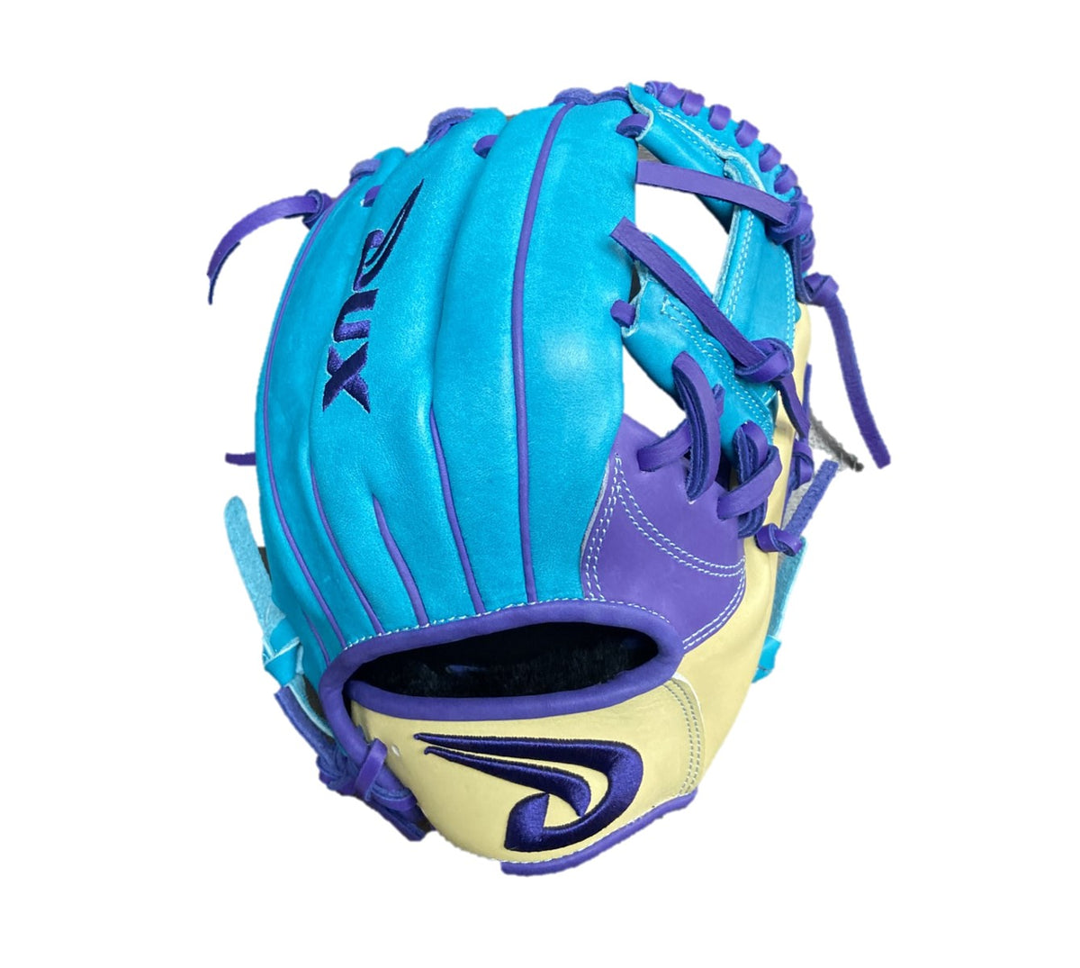 Dux Sports Taurus Collection SKY BLUE/BLONDE/PURPLE 11.5" 12" & 12.75" Baseball Glove