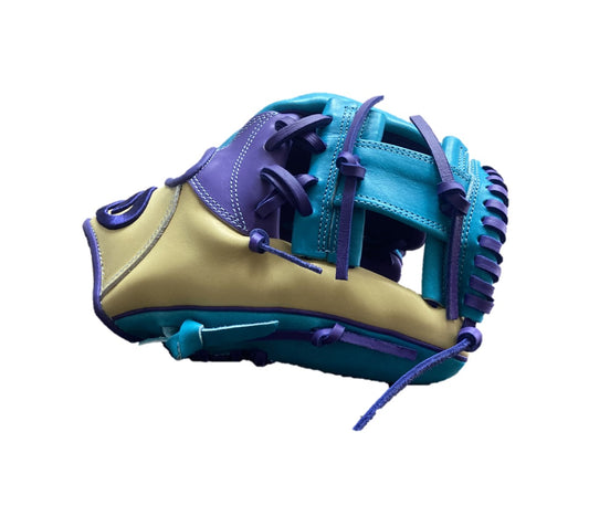 Dux Sports Taurus Collection SKY BLUE/BLONDE/PURPLE 11.5" 12" & 12.75" Baseball Glove