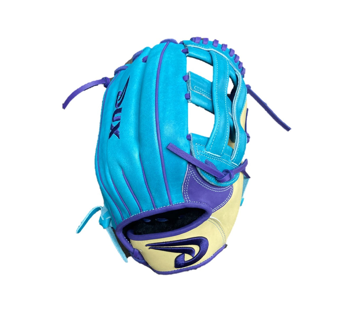 Dux Sports Taurus Collection SKY BLUE/BLONDE/PURPLE 11.5" 12" & 12.75" Baseball Glove
