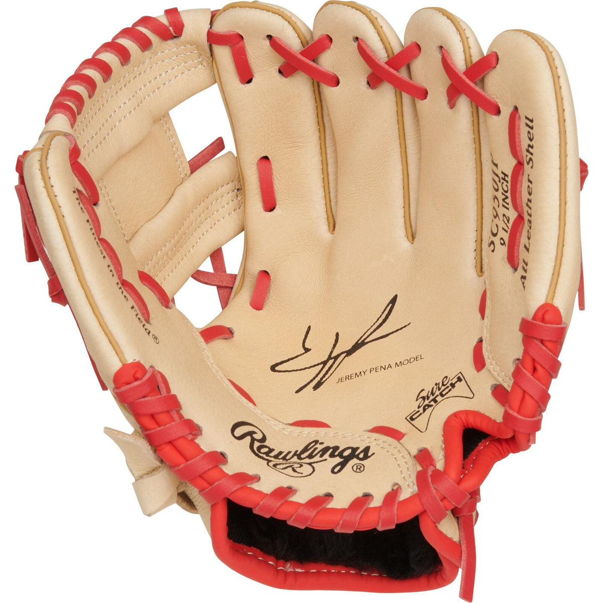 Rawlings Sure Catch Jeremy Peña 9.5-Inch Youth Baseball Glove