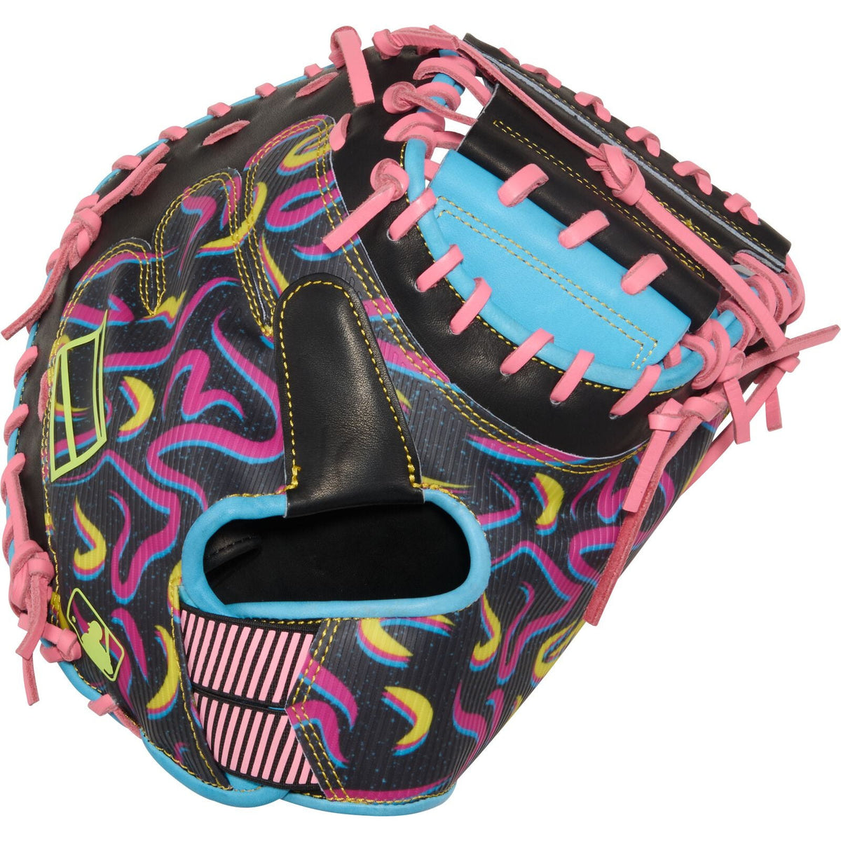 Rawlings REV1X 34" Catcher's Mitt - Columbia Blue/Black