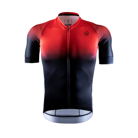 Zol Cycling Black Red Breathable Race Fit Jersey (Men's) - Zol Cycling