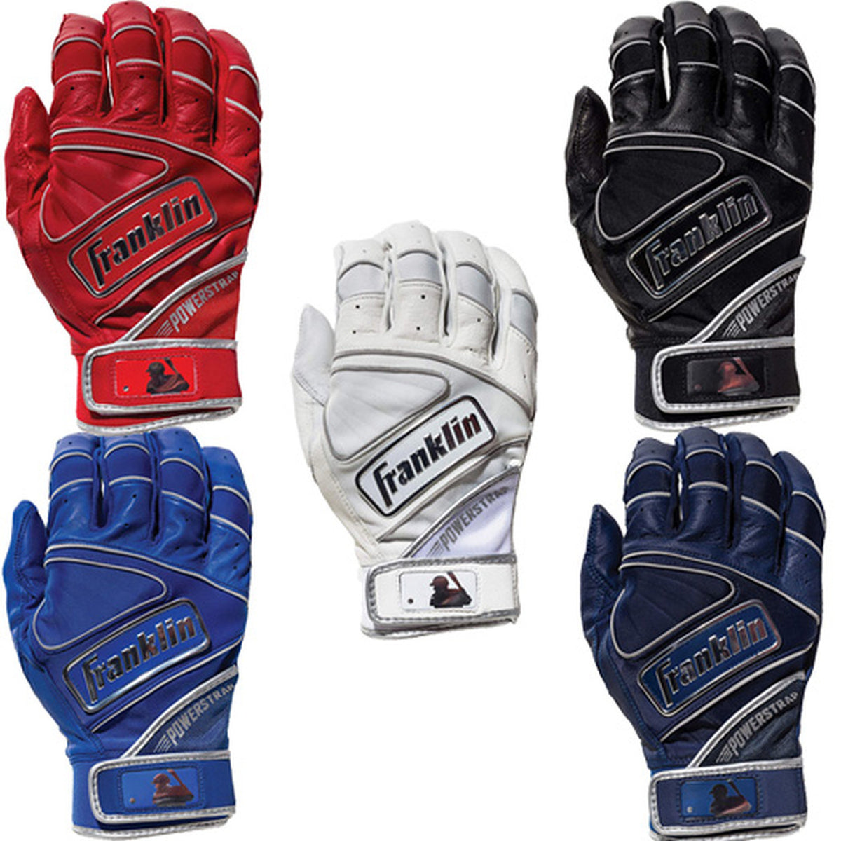 FRANKLIN CFX POWER STRAP CHROME BATTING GLOVES