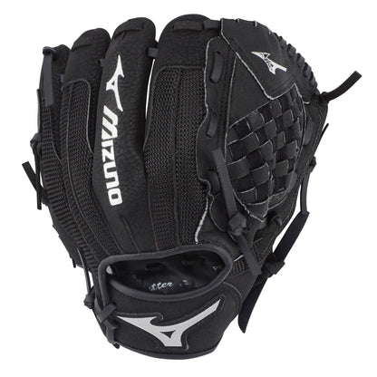 Mizuno Prospect PowerClose Youth Baseball Glove - Black