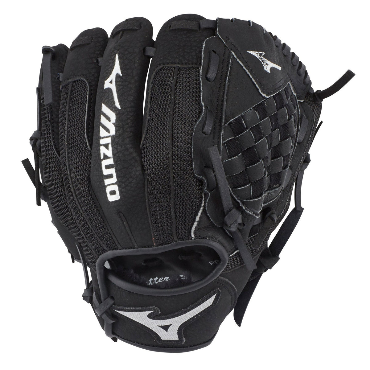 Mizuno Prospect PowerClose Youth Baseball Glove - Black