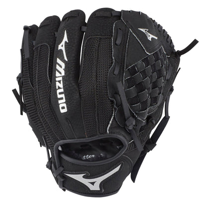 Mizuno Prospect PowerClose Youth Baseball Glove - Black