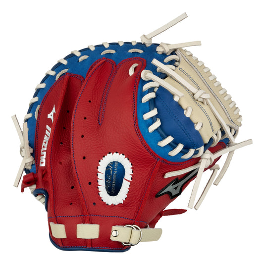 Mizuno Prospect Youth Catcher's Mitt 32.5" - Red/White/Blue