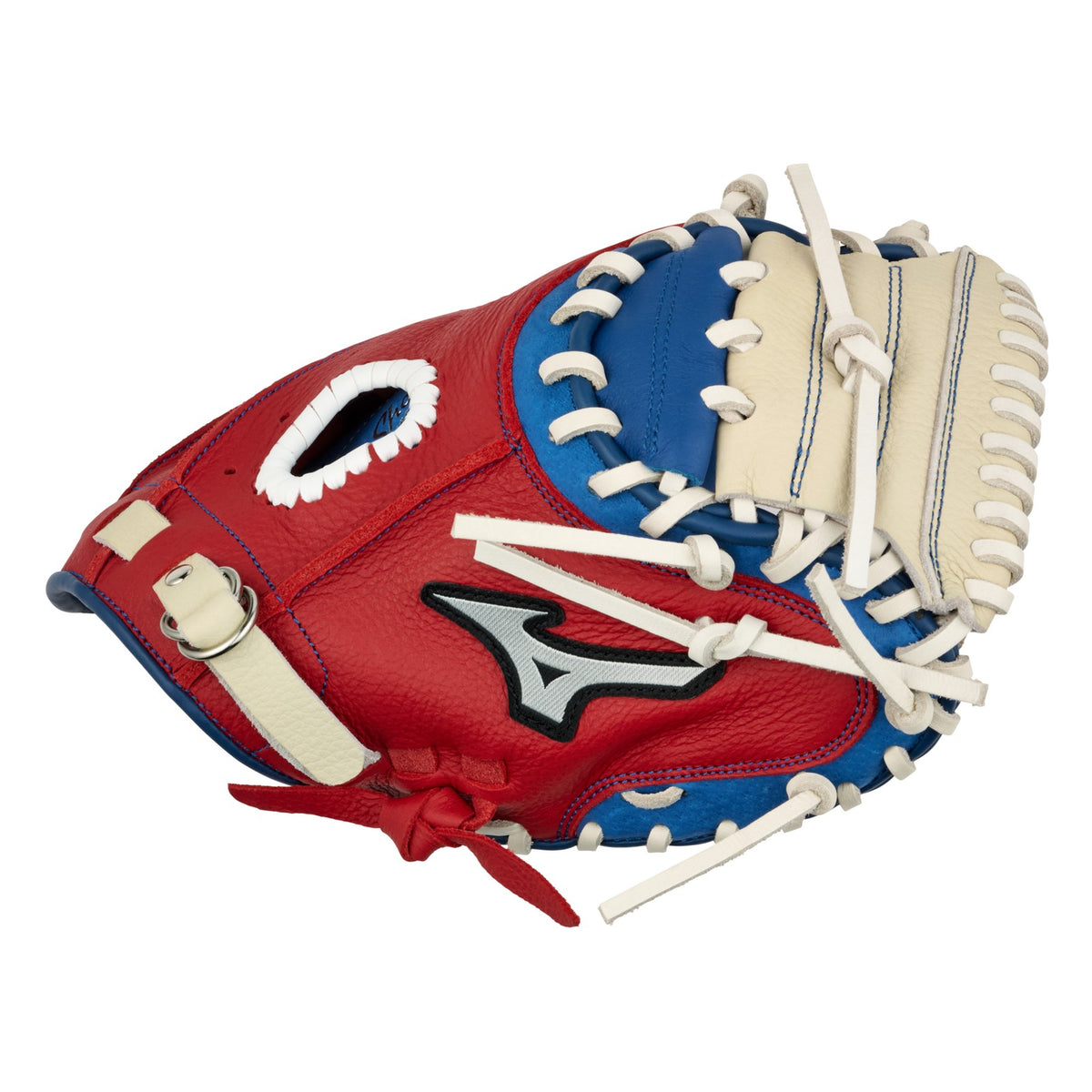 Mizuno Prospect Youth Catcher's Mitt 32.5" - Red/White/Blue