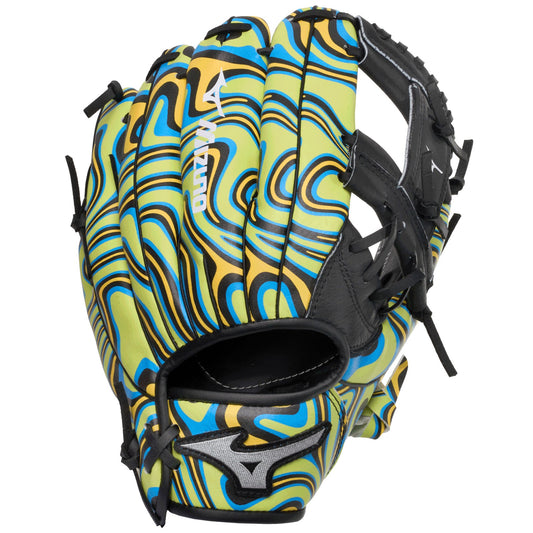 Mizuno Prospect Youth Printed Baseball Glove - Lime Swirl