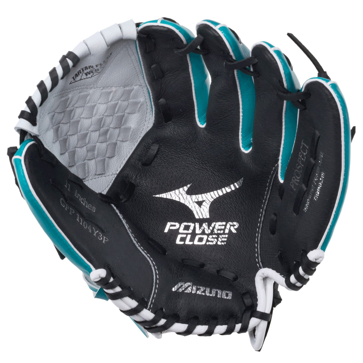 Mizuno Prospect Youth Printed Baseball Glove - Teal Crush