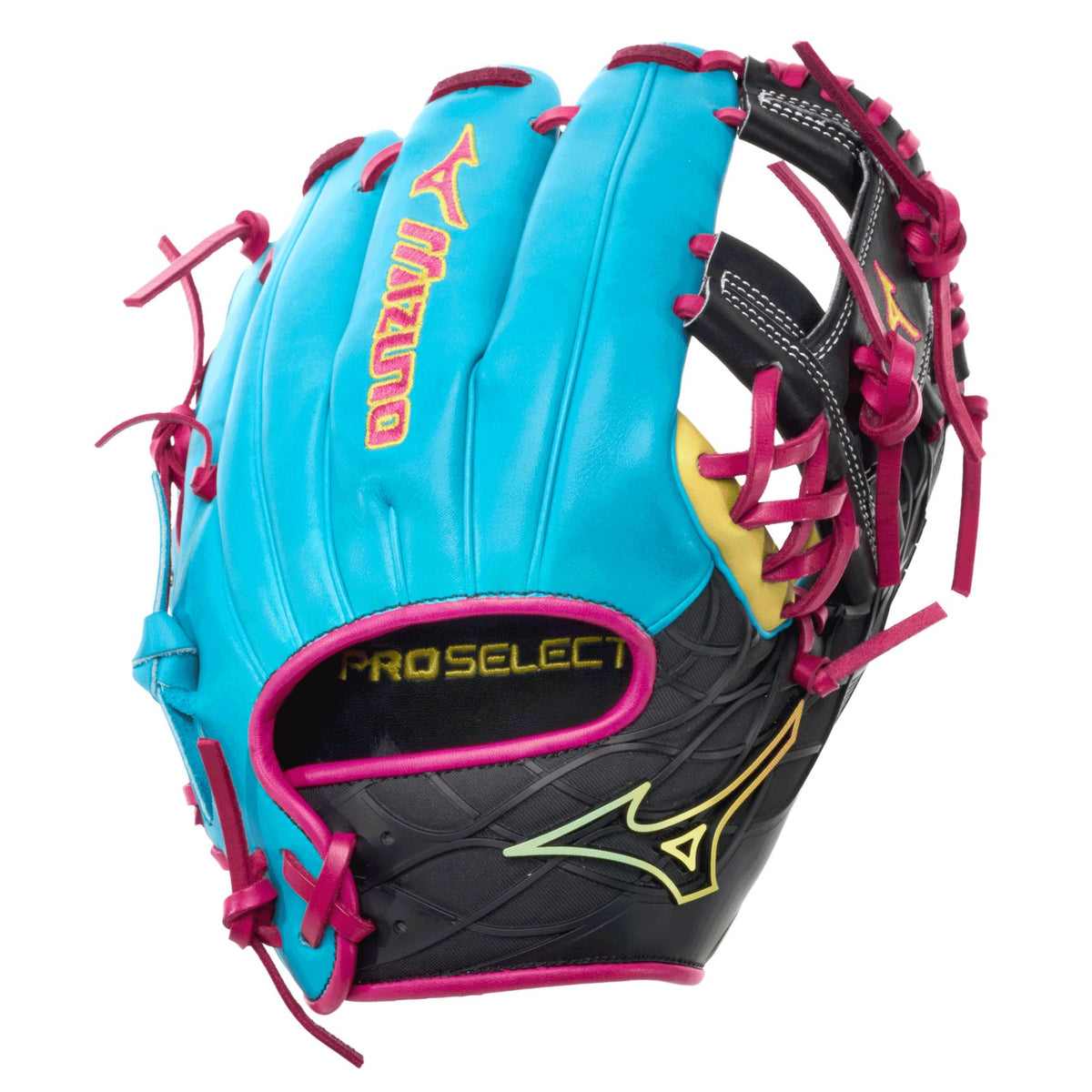 Mizuno Pro Select Dynacage Baseball Glove 11.5in - Blue