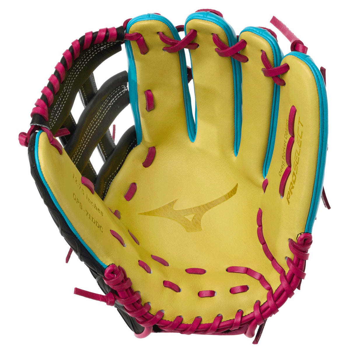 Mizuno Pro Select DynaCage Baseball Glove - Blue