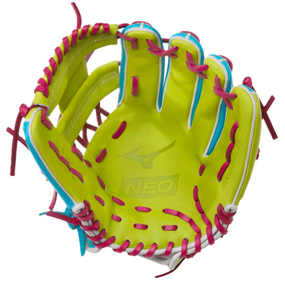 Mizuno Pro Select Neo Baseball Glove 11.5in - Blue/Lime