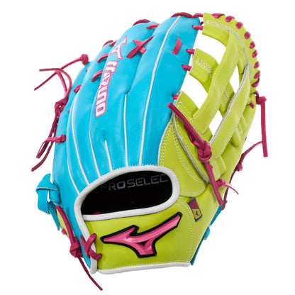 Mizuno Pro Select NEO Baseball Glove - Blue/Lime