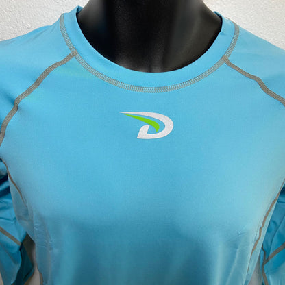 Dux Sports Accintus Long Sleeve Compression Shirt - Baby Blue