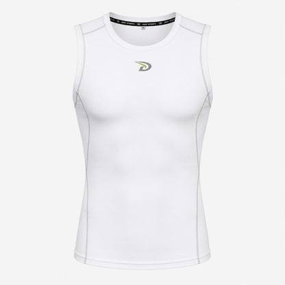 Dux Sports Accintus Sleeveless Compression Shirt - White