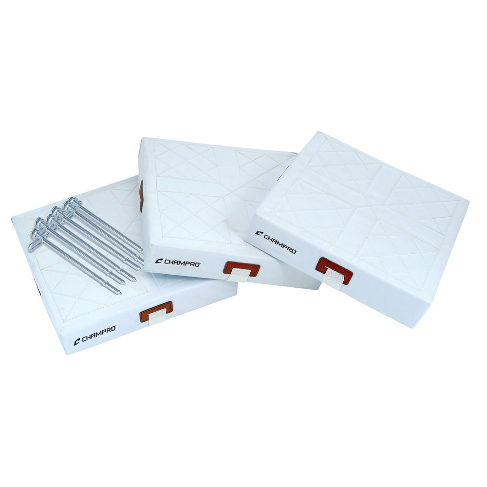 CHAMPRO 15" X 3" PVC QUILTED BASE (SET)