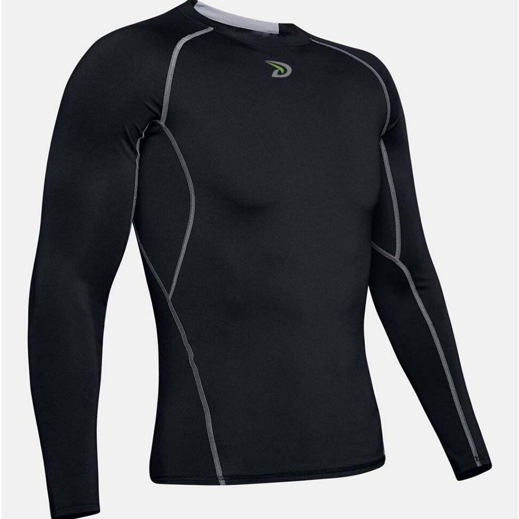 Dux Sports Accintus Long Sleeve Compression Shirt - Black