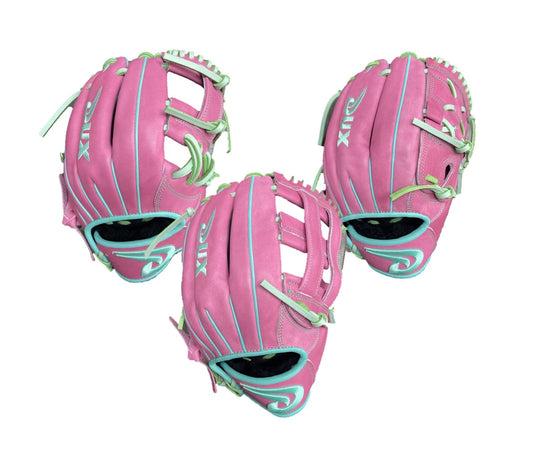 Dux Sports Taurus Collection PINK/MINT 11.5" 12" & 12.75" Baseball Glove