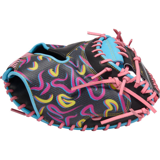 Rawlings REV1X 34" Catcher's Mitt - Columbia Blue/Black