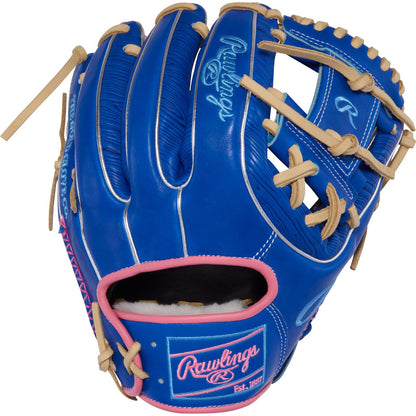 Rawlings Pro Preferred 11.5" Infield Glove - Royal/Camel/Pink