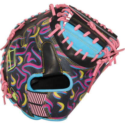 Rawlings REV1X 34" Catcher's Mitt - Columbia Blue/Black