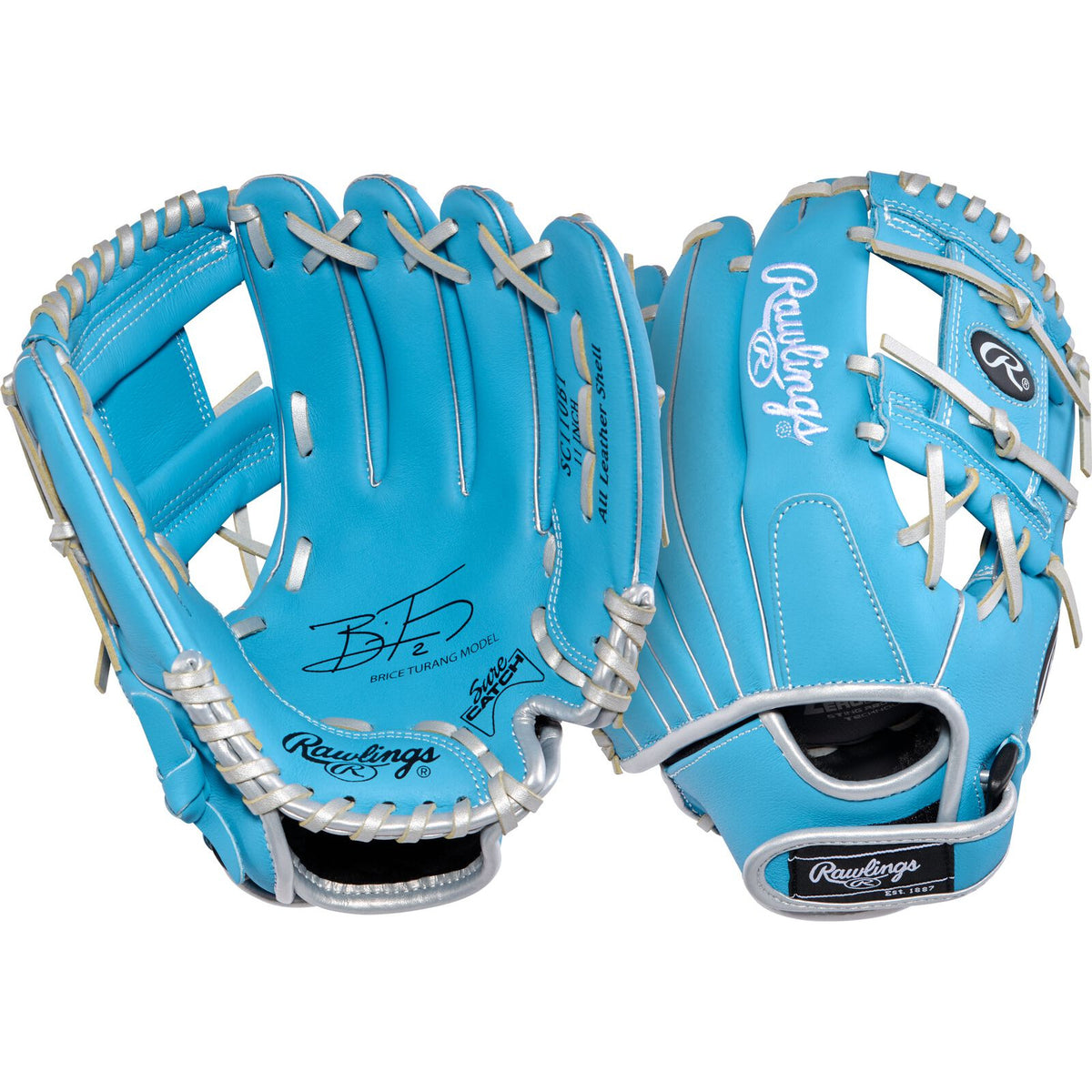 Rawlings Sure Catch Brice Turang 11-Inch Youth Baseball Glove