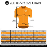 Zol Cycling Blue Breathable Race Fit Jersey (Men's)