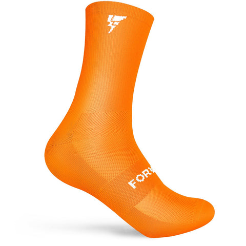 Forward Lightning Cycling Socks (Orange) - Zol Cycling