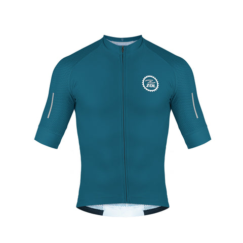 Zol Cycling Breathable Race Fit  Jersey Green - Zol Cycling