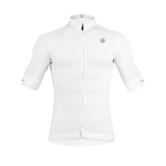 Zol Cycling White Breathable Race Fit Jersey (Men's) - Zol Cycling