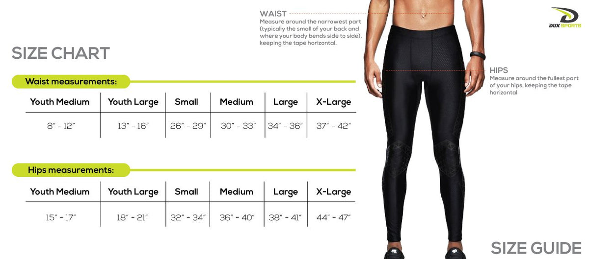 DUX SPORTS SOLID COMPRESSION PANTS