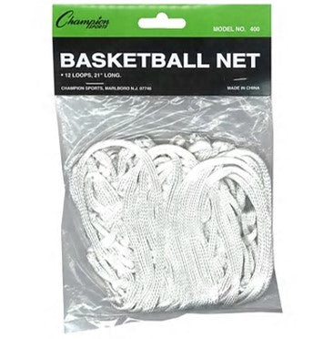 CHAMPION SPORTS WHITE BASKETBALL NET