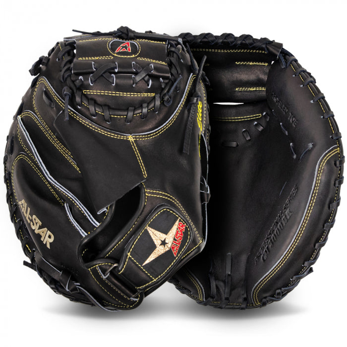 ALL STAR SOLID BLACK PRO ELITE CATCHER'S MITT