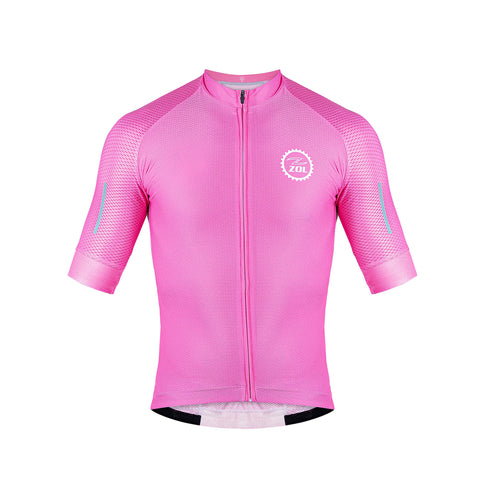 Zol Cycling Breathable Race Fit Jersey Pink - Zol Cycling
